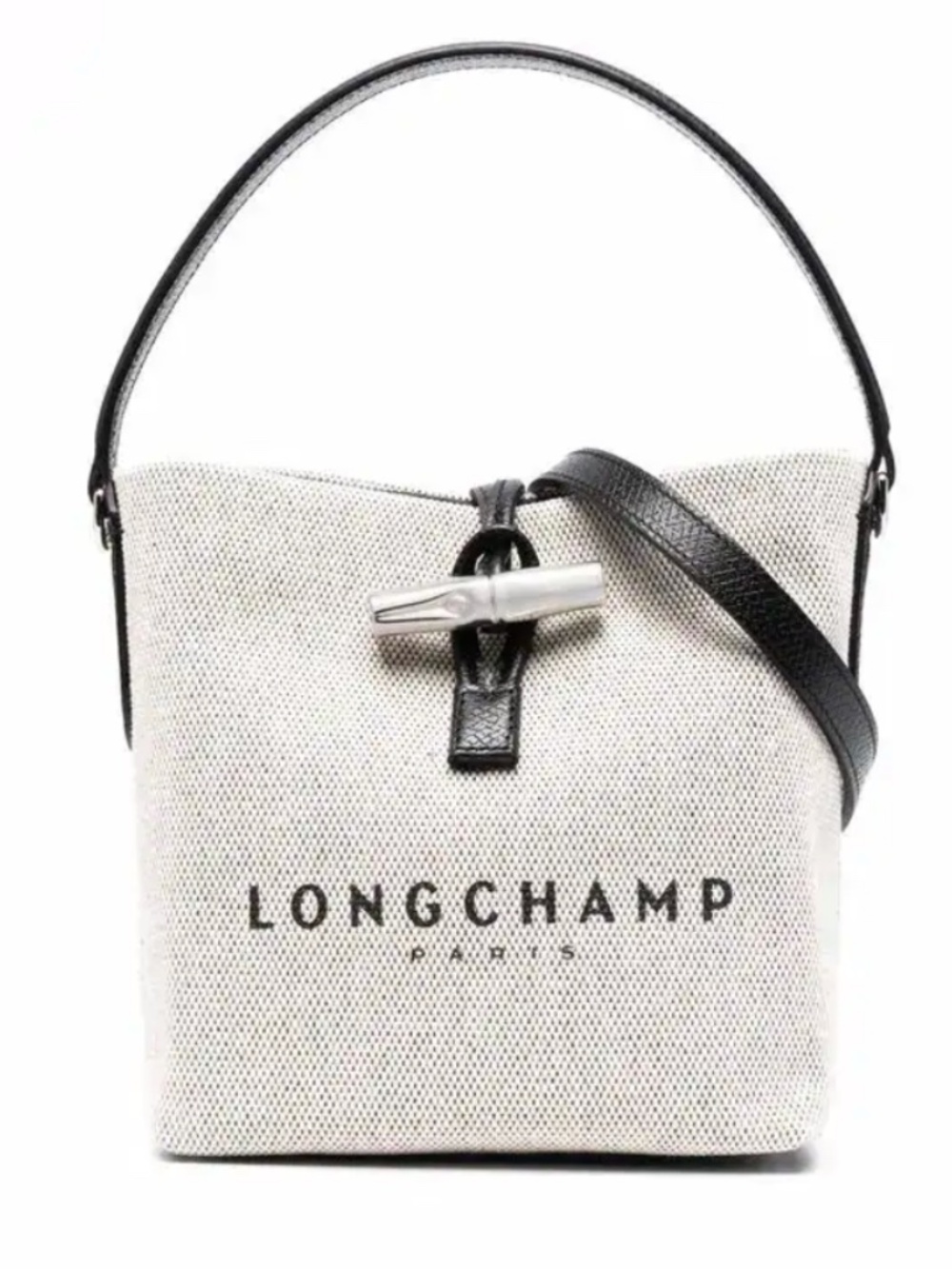 Longchamp Roseau canvas crossbody bag